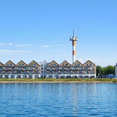 Апартаменты Santiano Flat- Balkon, Blick Auf Den Hafen Ольпениц