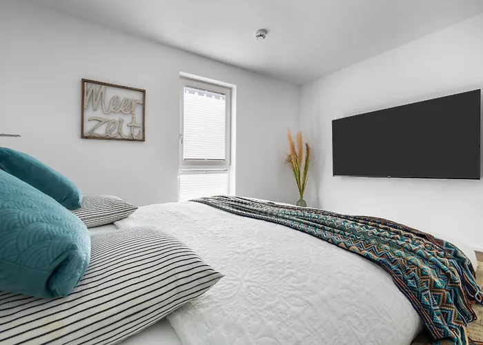 Apartamento Santiano Flat- Balkon, Blick Auf Den Hafen *