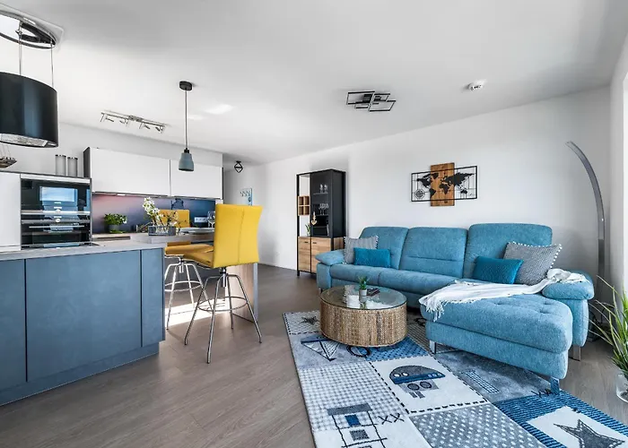 Santiano Flat- Balkon, Blick Auf Den Hafen Olpenitz