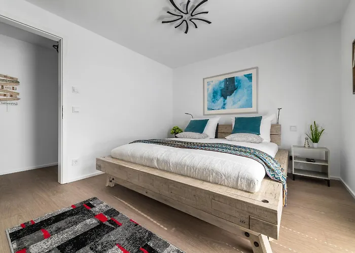 Santiano Flat- Balkon, Blick Auf Den Hafen Apartamento Olpenitz