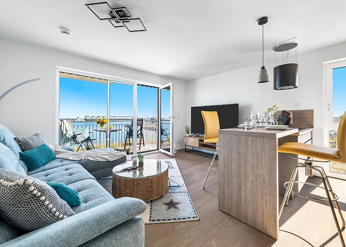 Santiano Flat- Balkon, Blick Auf Den Hafen * Olpenitz