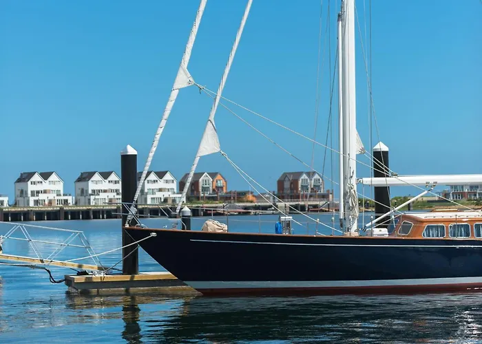 Santiano Flat- Balkon, Blick Auf Den Hafen Apartamento Olpenitz