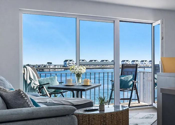 Apartamento Santiano Flat- Balkon, Blick Auf Den Hafen Olpenitz