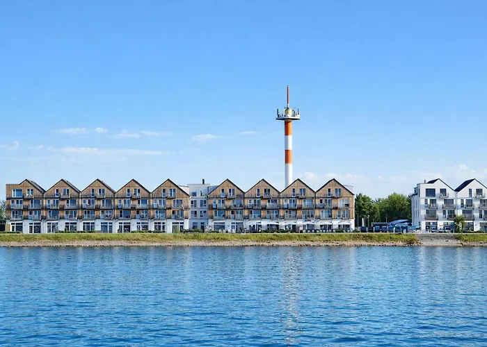 Apartamento Santiano Flat- Balkon, Blick Auf Den Hafen Olpenitz